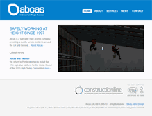 Tablet Screenshot of abcas.com